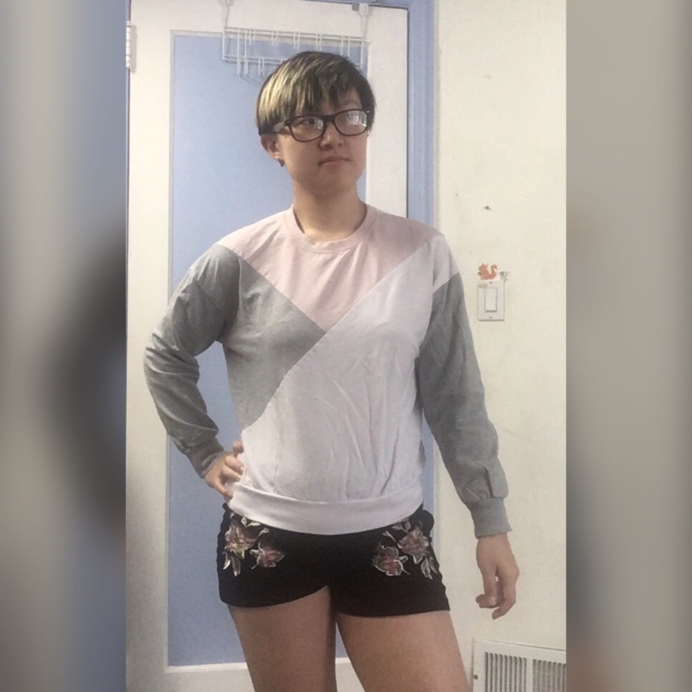 Pastel Geometric Sweater